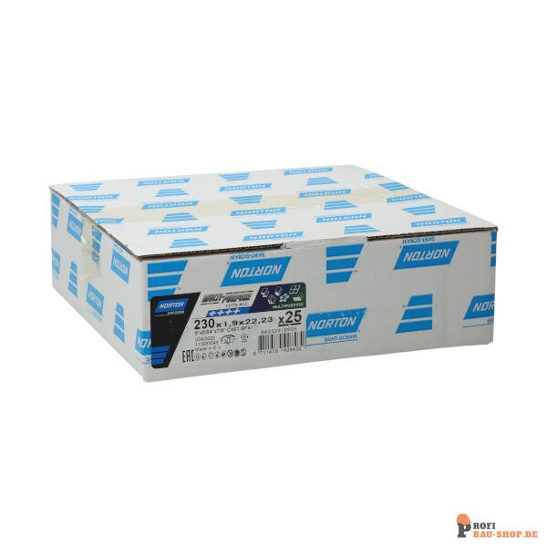 nortonschleifmittel/NORTON_schleifmittel_66252918925 Flat cutting off wheel Angle Grinder Norton MULTI PURPOSE MULTIPURPOSE 23x1.9x22_23mm_145879